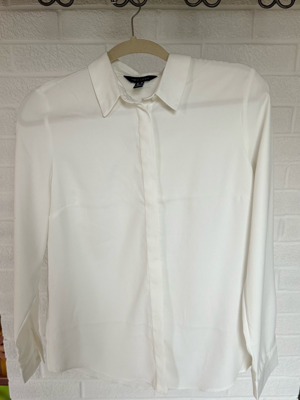 New Look classic white button down